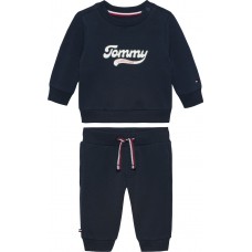 TOMMY HILFIGER σετ φόρμας βρεφική KN0KN02109-C1G μπλε